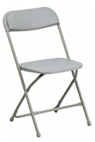 Gray Folding Chair Rental