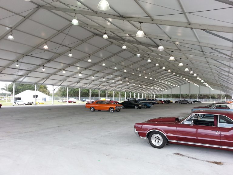 Our Large Clearspan tents can be used for drive-through testing at medical facilities