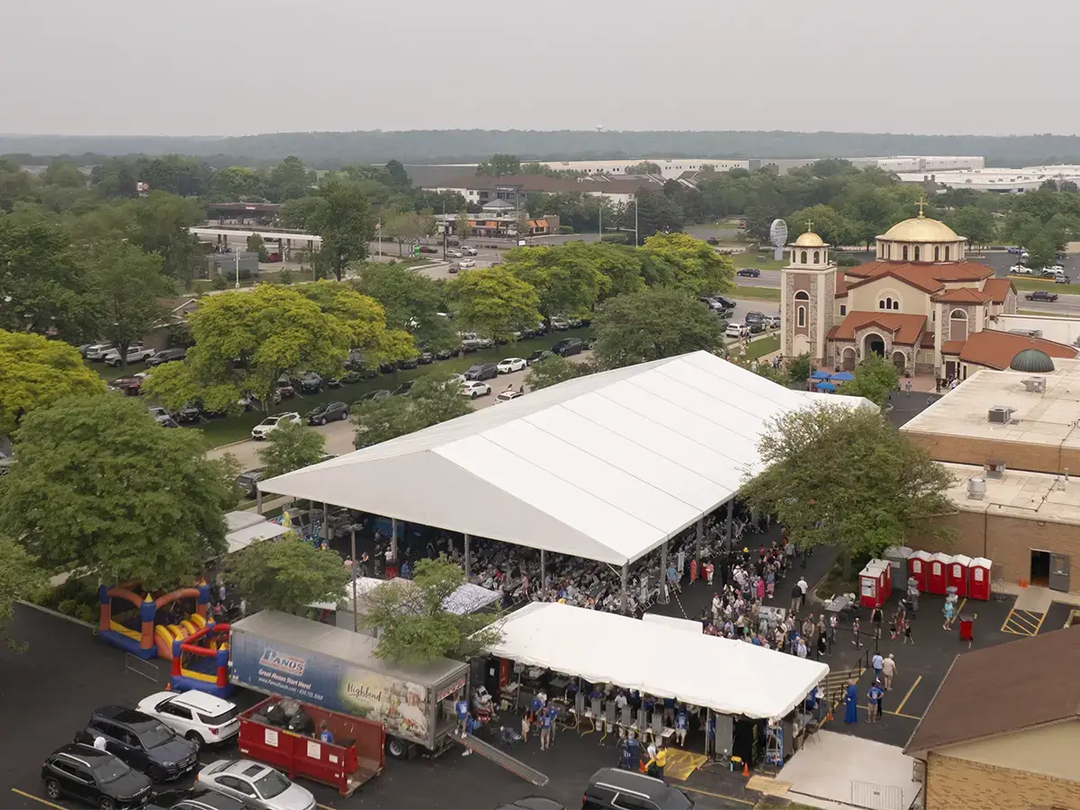 Greek Fest 2025 | A Showcase of Clear Span Tent Solutions